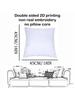1Pc Cardcaptor Sakura & Tomoyo Pillow Cover, Polyester 2-Sided Print, Anime Girl Sakura With Cherry Blossoms, Cute Manga Lover H