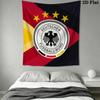 Deutscher Fußball-Bund Wall Tapestry Aesthetic Wall Hanging Printed Fabric Blanket Decorative Tapestries for Bedroom Living Room Home Decor