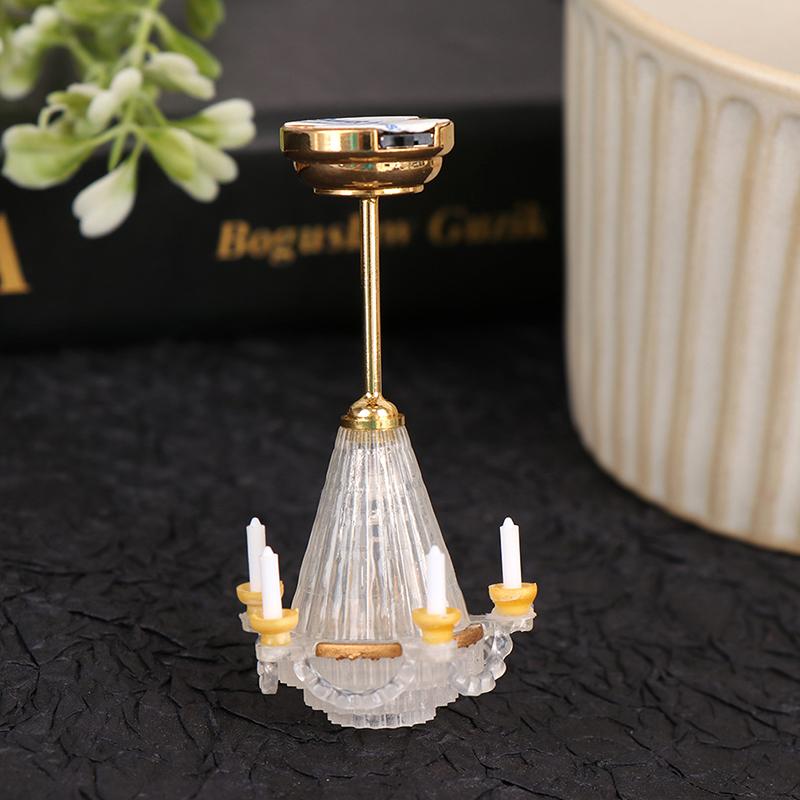 1:12 Dollhouse Miniature Ceiling Lamp LED Lamp Wall Light Living Room Decor Toy