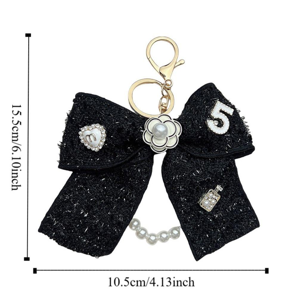 Брелок в корейском стиле с бантиком-бабочкой Кавайный подвес для сумки Модный брелок для автомобиля Вечеринка