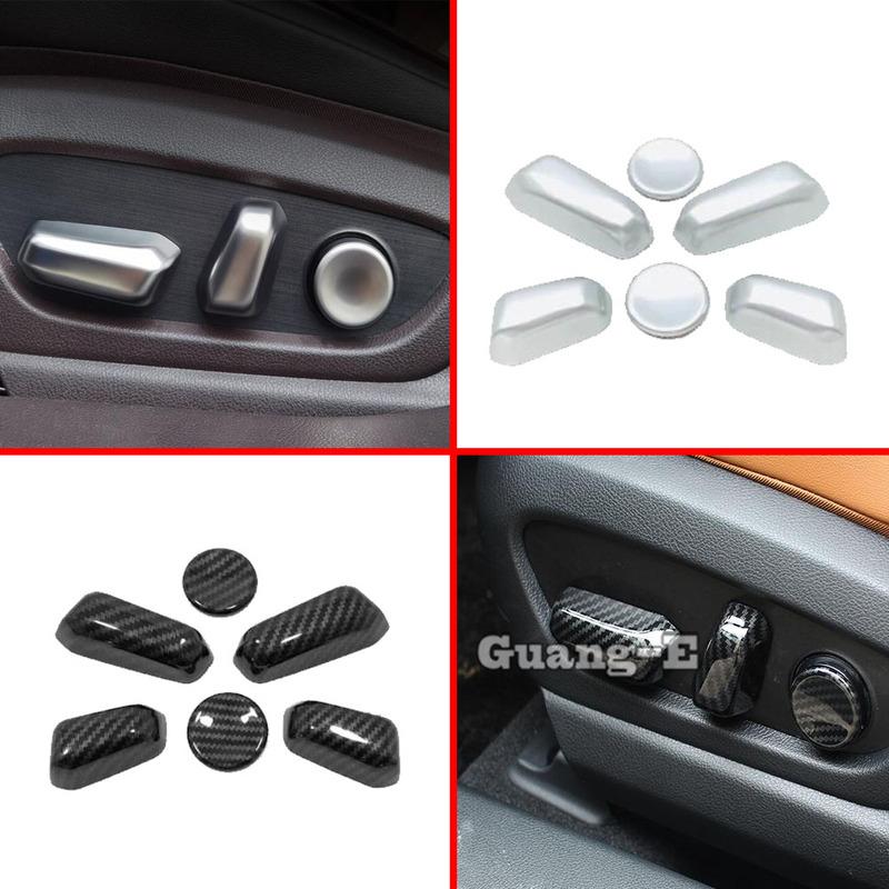 Frame ABS Matte/Carbon Fiber Seat Adjustment Knob Button Switch Trim For Lexus UX200 UX260H UX 200/250H/260H
