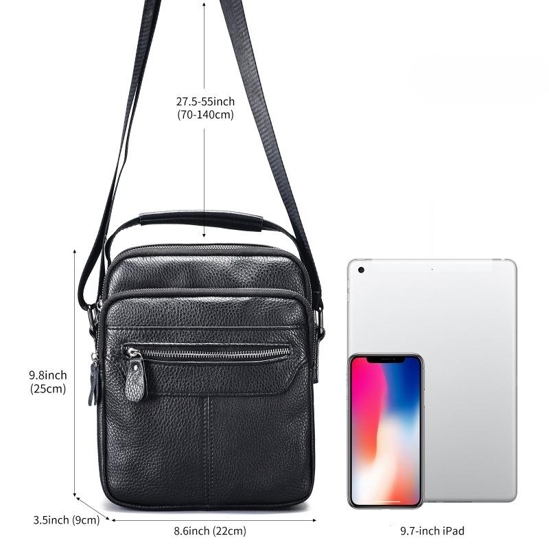 Мужская сумка через плечо из натуральной кожи, кожаная сумка через плечо из натуральной кожи, мужской небольшой рюкзак из мягкой кожи