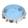MBAT Tambourine Регулируемый тон Двухрядные колокольчики Ручной ударный инструмент 8 дюймов Blue