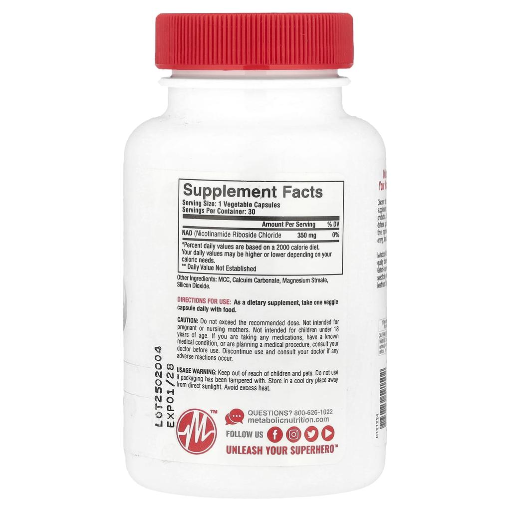 Nad Max™, Anti-Aging Cell Regeneration, 30 Capsules