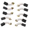 10pcs Carbon Brushes for Electric Motors 13 X 7.5 X 6.5mm Replacement Part