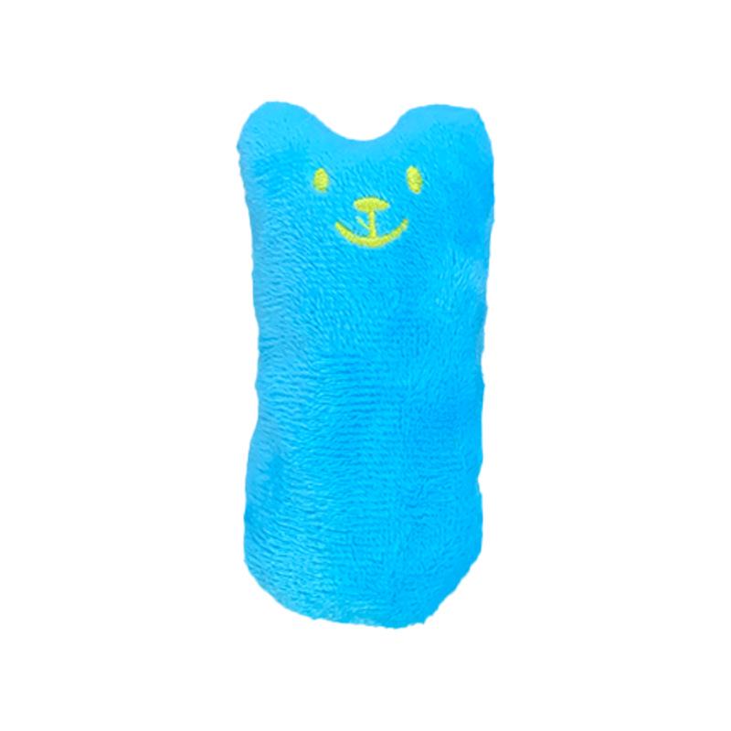 Catnip Plush Toy with Rattle, Squeaker, and Bite-Resistant Design for Cats