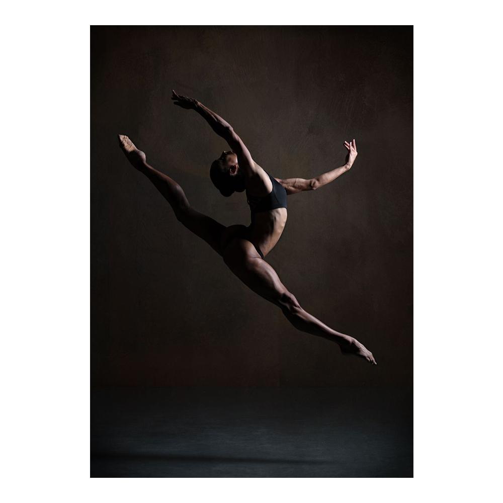 Ballerina Dancer Figure Canvas Paintings On the Wall Art Modern Inspirational Posters and Prints Black and White Ballet Art Pictures Wall Decoration