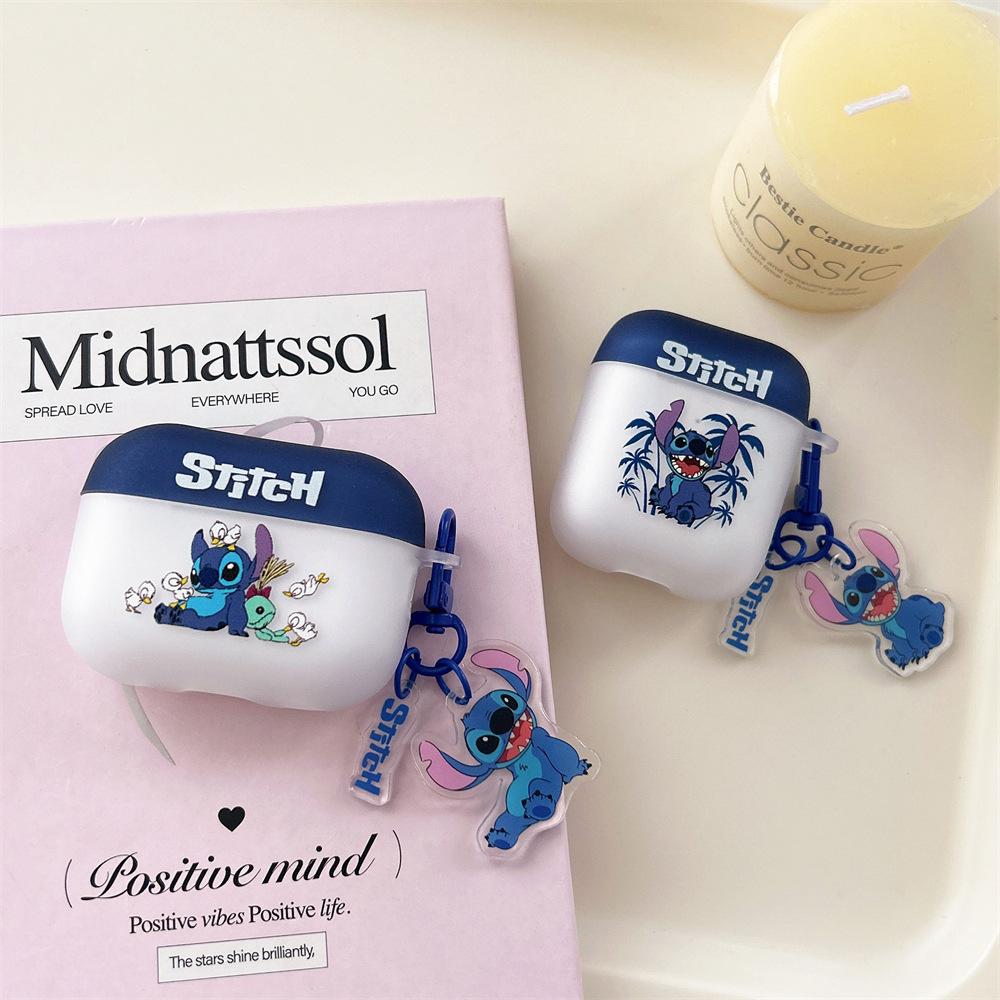 Cartoon Stitch is suitable for AirPods pro1 generation protective case 1 generation pro1 generation apple bluetooth headset soft case