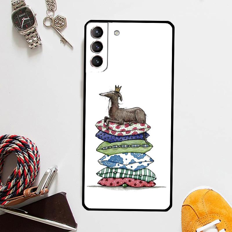 Galgo Greyhound Dog Case For Samsung Galaxy S24 Ultra S20 S21 S22 S23 Plus S9 S10 S24 FE S25 Ultra Cover Coque