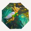 Tinker bell Themed Travel Umbrella-8 Ribs Automatic Opening and Closing, Portable Folding Design, Compact and Stylish Umbrella