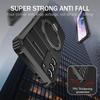 For Samsung Galaxy S21 4G/5G Case PC+TPU Kickstand Magnetic Phone Protection Cover