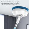 Adjustable Electric Mop Cleaning Machine Round Broom Automatic 2 in 1 Wet & Dry Home Cleaner Car Wireless Spin for Ceiling Door Windows Cleaner