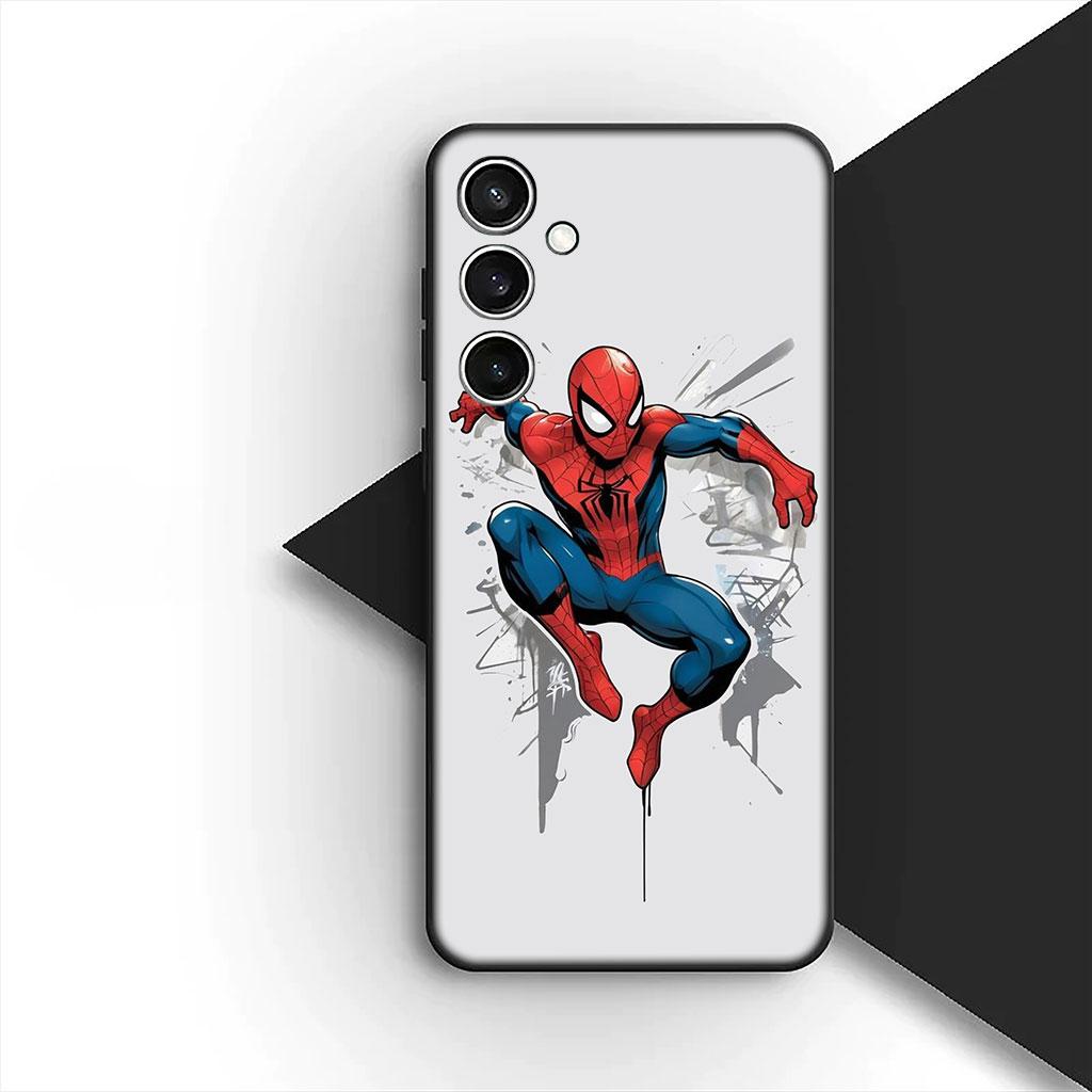 Чехол для телефона для Motorola Moto G86 G57 E14 E15 G14 G34 G35 G84 G24 A54 G15 Power E22 Корпус Мягкий чехол Человек-паук Marve Человек-паук