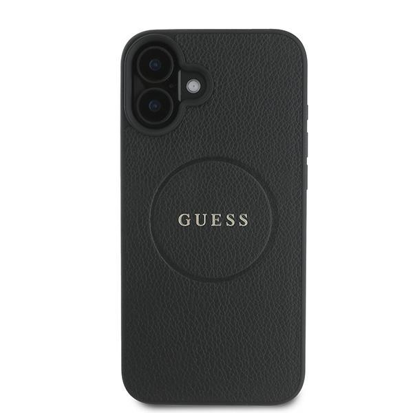 Guess Guhmp16Mpghsmmk Iphone 16 Plus 6.7 Czarny/Black Hardcase Grained Ring Magsafe