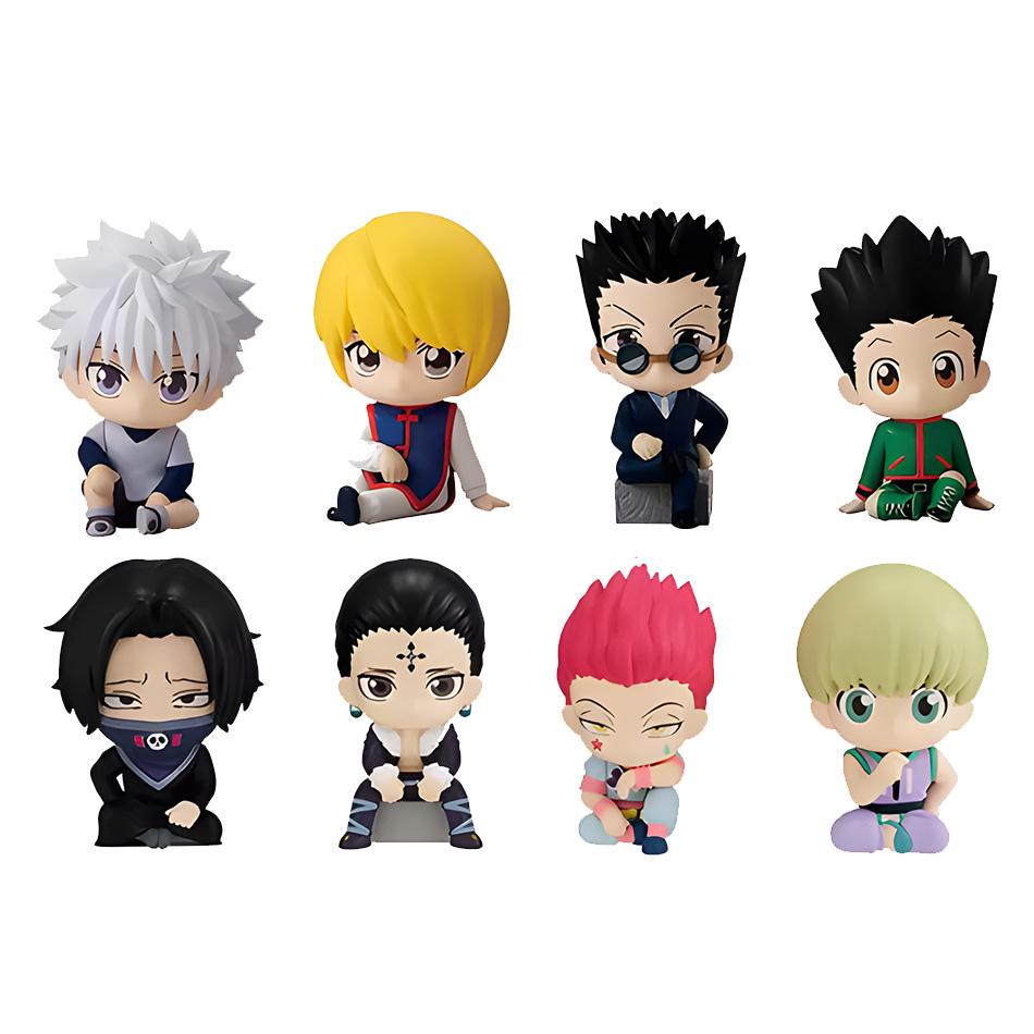Аниме Фигурка Фигурка Killua Zoldyck Kurapika Фигурка Hisoka Фигурка Feitan Мини Модель Куклы Игрушка Подарки