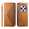 Чехол для телефона Xiaomi Poco C75 4G/Redmi 14R 5G/14C 4G из ПУ кожи с текстурой теленка с кошельком