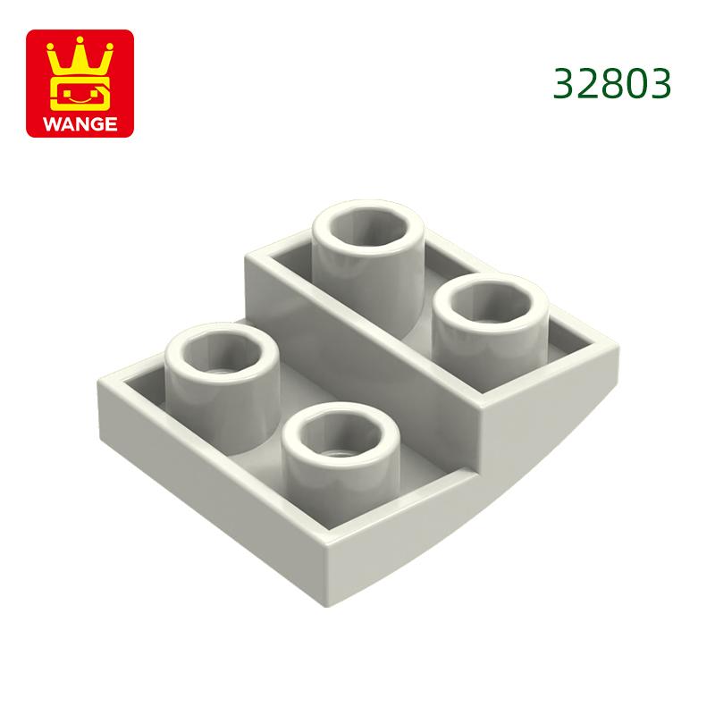 Нетоксичный 150 шт./лот 32803 Наклонный изогнутый 2x2x2/3 Строительный блок Moc Цветные аксессуары Совместимы с Brick DIY Детская игрушка
