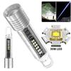 5000lm Super Bright LED Flashlight USB LED Flashlight Telescopic Zoomable Camping Lantern Work Lights Outdoor Torch Emergency Lighting