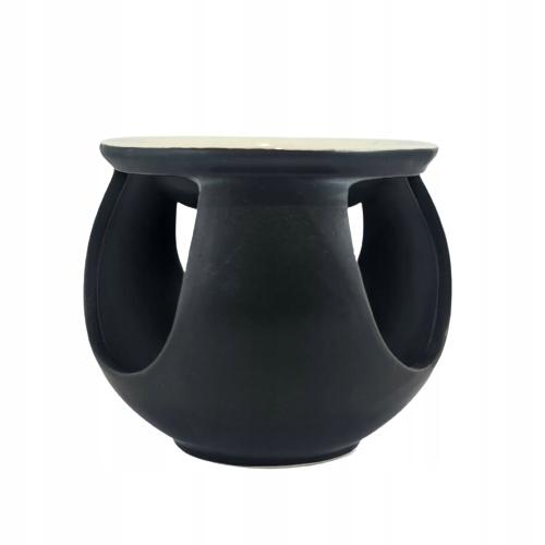 Black Spherical Fireplace