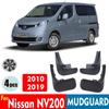 Брызговики для Nissan NV200 2010-брызговики на крыло, брызговик на крыло, автомобильные аксессуары, автомобильный стиль, спереди и сзади, 4 шт.