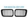BLACK E36 Grille ABS Front Replacement Hood Kidney Grill For BMW E36 1997 1998 1999 for BMW 318i 323i 325i 320i 328i