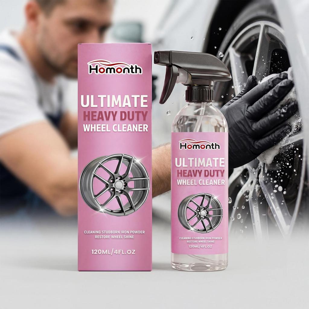 HOMONTH Wheel Cleaner: Effortless Stain Removal for All Wheel Types