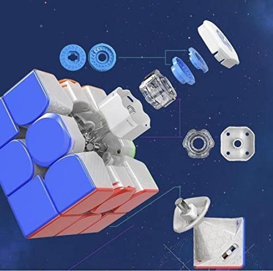 Kancharo GAN 12 Maglev Frosted Stickerless Cube [Includes Japanese Cube Guide & PouchAuthentic] Magnetic Competition Cube GANCUBE 3x3 (GAN12 Maglev