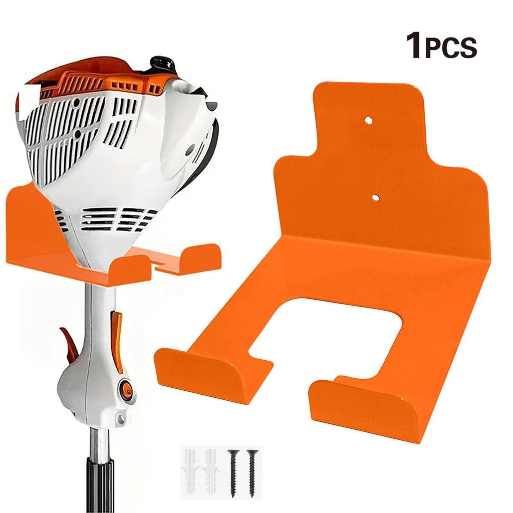 Cross-border Garden Tool Wall-mounted Organizer for Trimmer, Weeder, Lawn Mower, and Garage Tools.