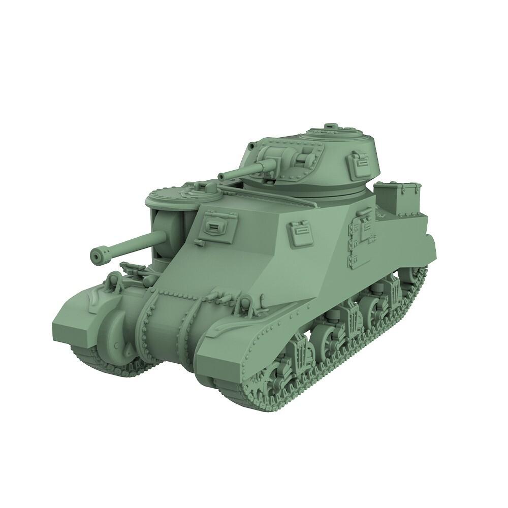 SSMODEL 1/200 Набор военной модели США M3 Grant Средний танк