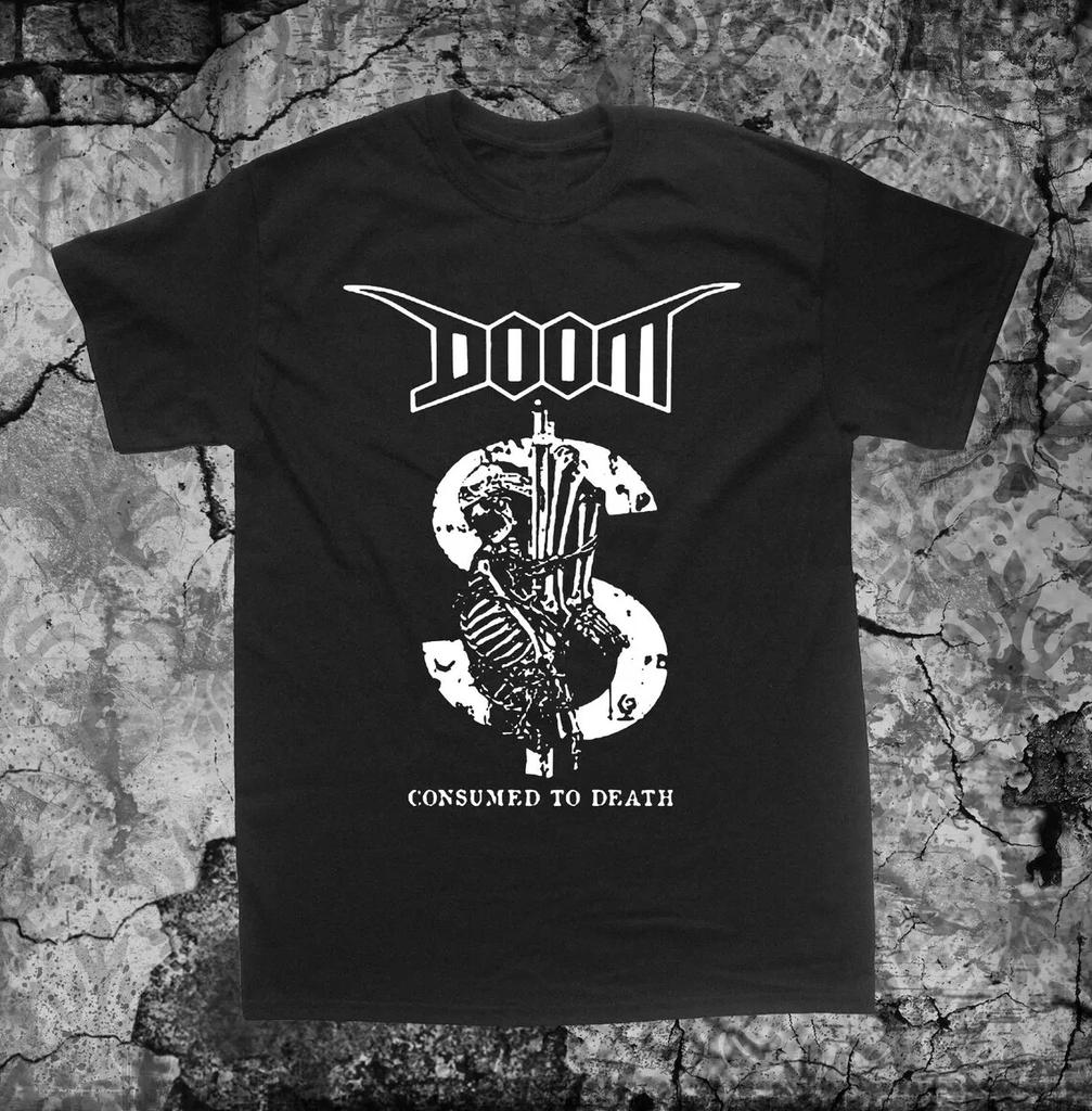 Футболка Doom Crust Anarcho Punk D-Beat Anti Cimex Nausea Disrupt Discharge Amebix Extreme Noise 100% Cotton Plus Size Tops