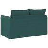 Sofa Dark Green 136 x 82 x 85 cm Fabric