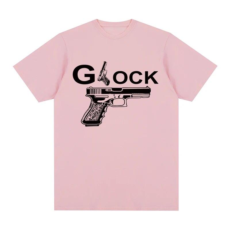 Glock Cool Pistol Weapon Handgun Perfection We Trust T-shirt Cotton Unisex T Shirt New TEE TSHIRT Womens Tops