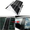 5D Carbon Fiber Pattern Window Pillar Strip Trim Decal For BMW 3 Series E90 2005-2012