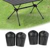 4lots Camping Chair Leg Covers Durability Outdoor Chair Leg Protectors for Outdoor Activity