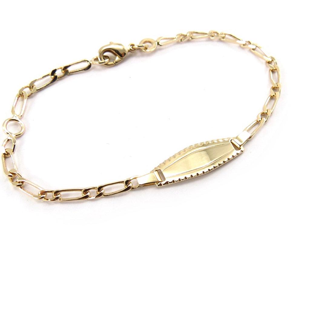 Les Trésors De Lily [K1023] — Позолоченная панцирная цепочка «Bambino».