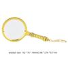 10X Handheld Magnifier High Definition Handheld Magnifying Glass Eye Loupe Glass  Viewing Jewelry