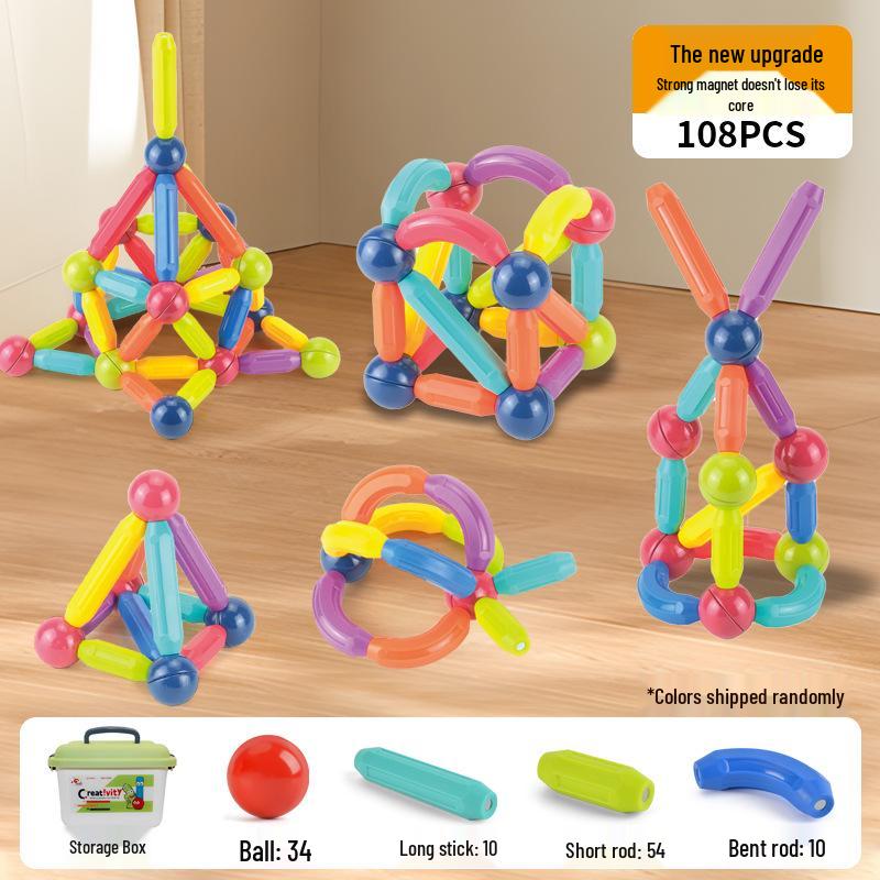 Wan Le Hui Magnetic Sticks: Children's Educational Building Blocks for Early Learning and Development