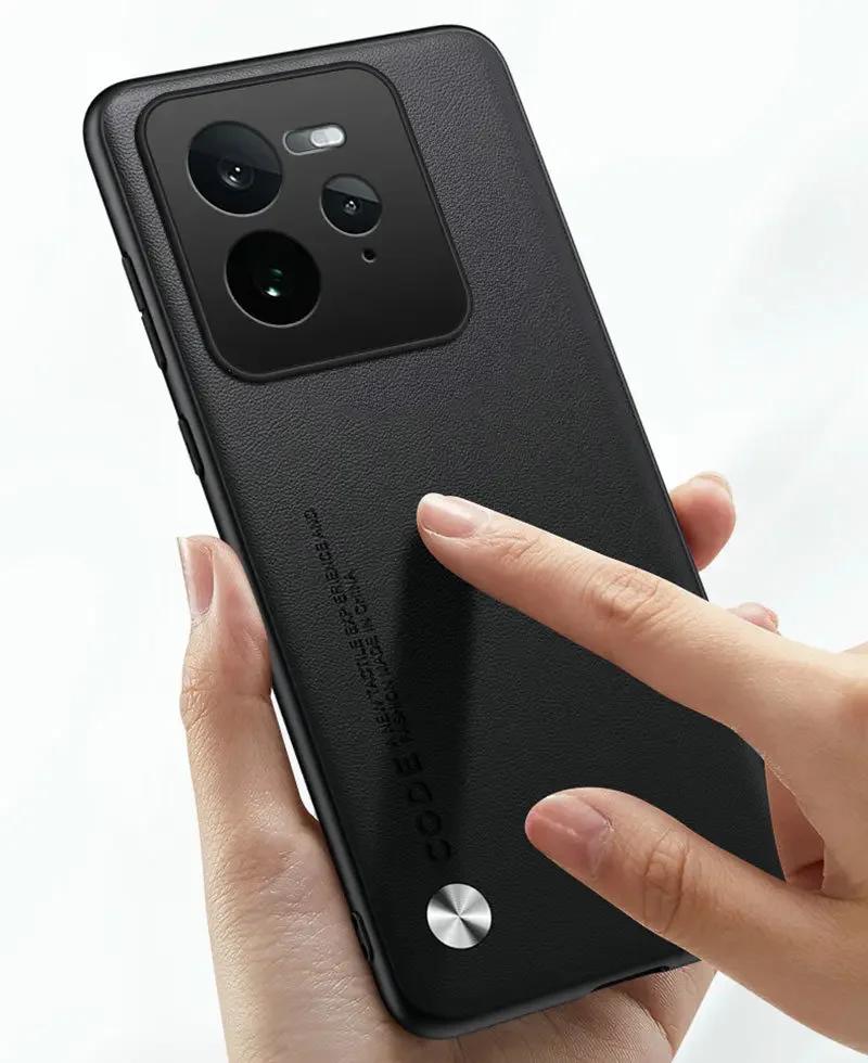 Роскошный силиконовый кожаный чехол для Realme GT 7 GT 7T, защитный чехол для камеры, модный противоударный бампер для Realme GT7 Pro 7Pro