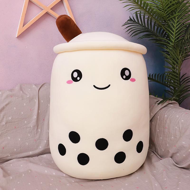 24 см Подушка для чая с молоком Kawaii Мягкая плюшевая игрушка Boba Tea Plushie Игрушка для детей Игрушки Подарки на день рождения