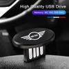 USB-накопитель в виде значка автомобиля большой емкости Автоаксессуары Для MINI Cooper R56 F56 R50 JCW Cabrio Aceman Countryman Clubman Roadster