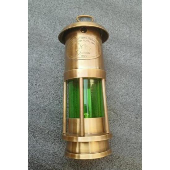 Старинная латунная шахтерская лампа ручной работы, морская подвесная лампа, домашний декор, декор комнаты