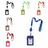 With Lanyard Neck Hanging Card Case Solid Color ID Buse Card Storage  Female/Male