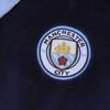 Manchester City FC Mens Crest Fleece Contrast Trim Dressing Gown