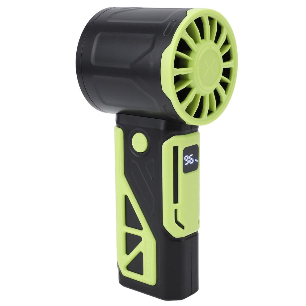 Mini Portable Fan Powerful Handheld Fan USB Rechargeable Personal Small Hand Fan Quiet for Travel Makeup Indoor Outdoor Green