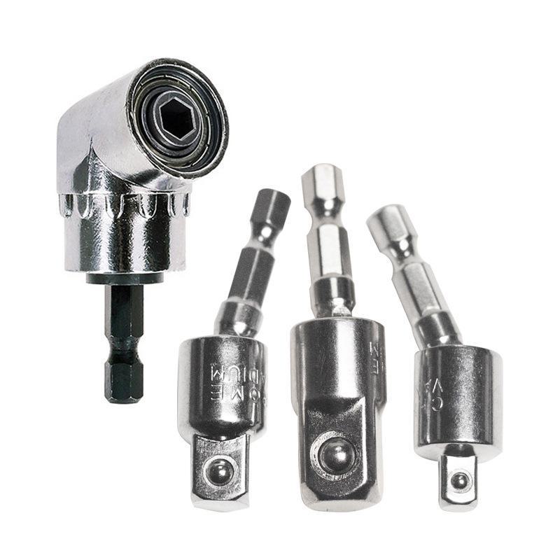 Набор переходников для электрических ключей 1/2 дюйма с шестигранными и квадратными гнездами