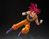 TAMASHII NATIONS S.H.Figuarts Super Saiyan God Son Goku God's Form Painted PVC ABS Action Figure Dragon Ball 145mm