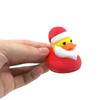 Christmas Duck Figurine 3D Printed Santa Claus Hat Duck Statue