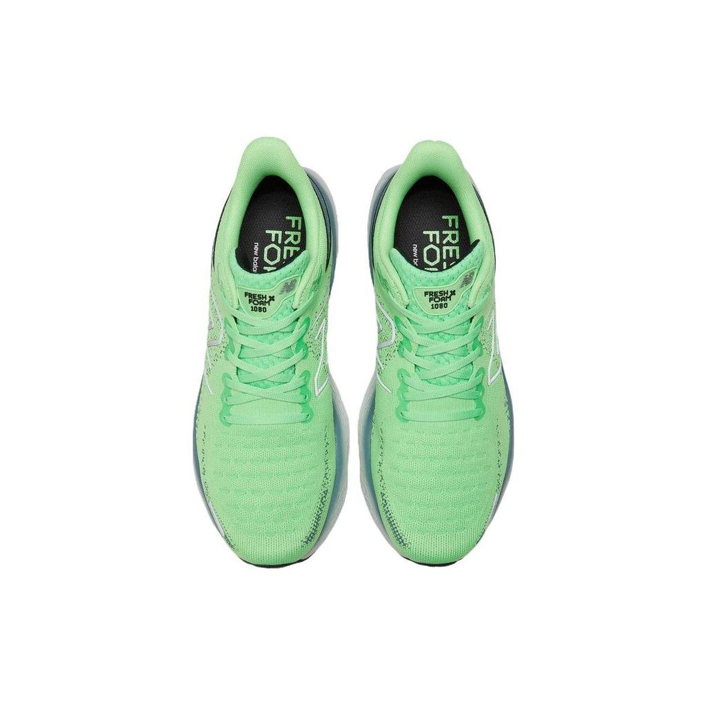 New Balance Fresh Foam X 1080v12 Яркие весенние мужские кроссовки Зелено-серый океан Черный M1080C12