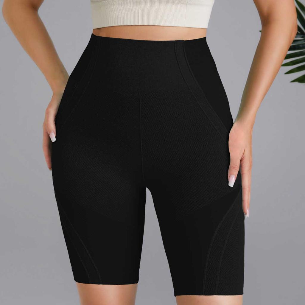 Women's High Waist Peach Hip Lifting Sports Shorts Tight Yoga Shorts