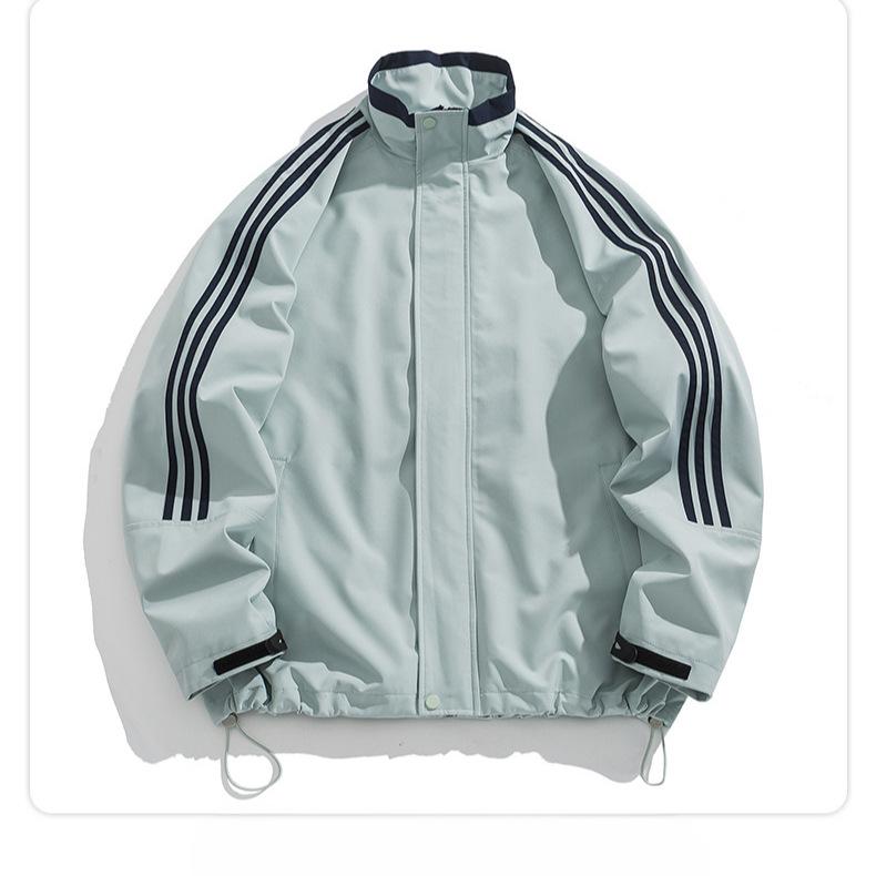Autumn Outdoor Sports Waterproof Jacket Men's and Women's Same Versatile Three-bar Stand-up Collar Jacket
